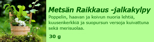Mets&auml;n Raikas -jalkakylpy